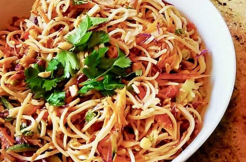 Spicy Peanut Lime Noodle Salad